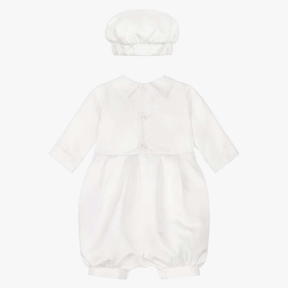Beau KiD-Кремовый атласный комплект для малышей мальчиков | Childrensalon Outlet