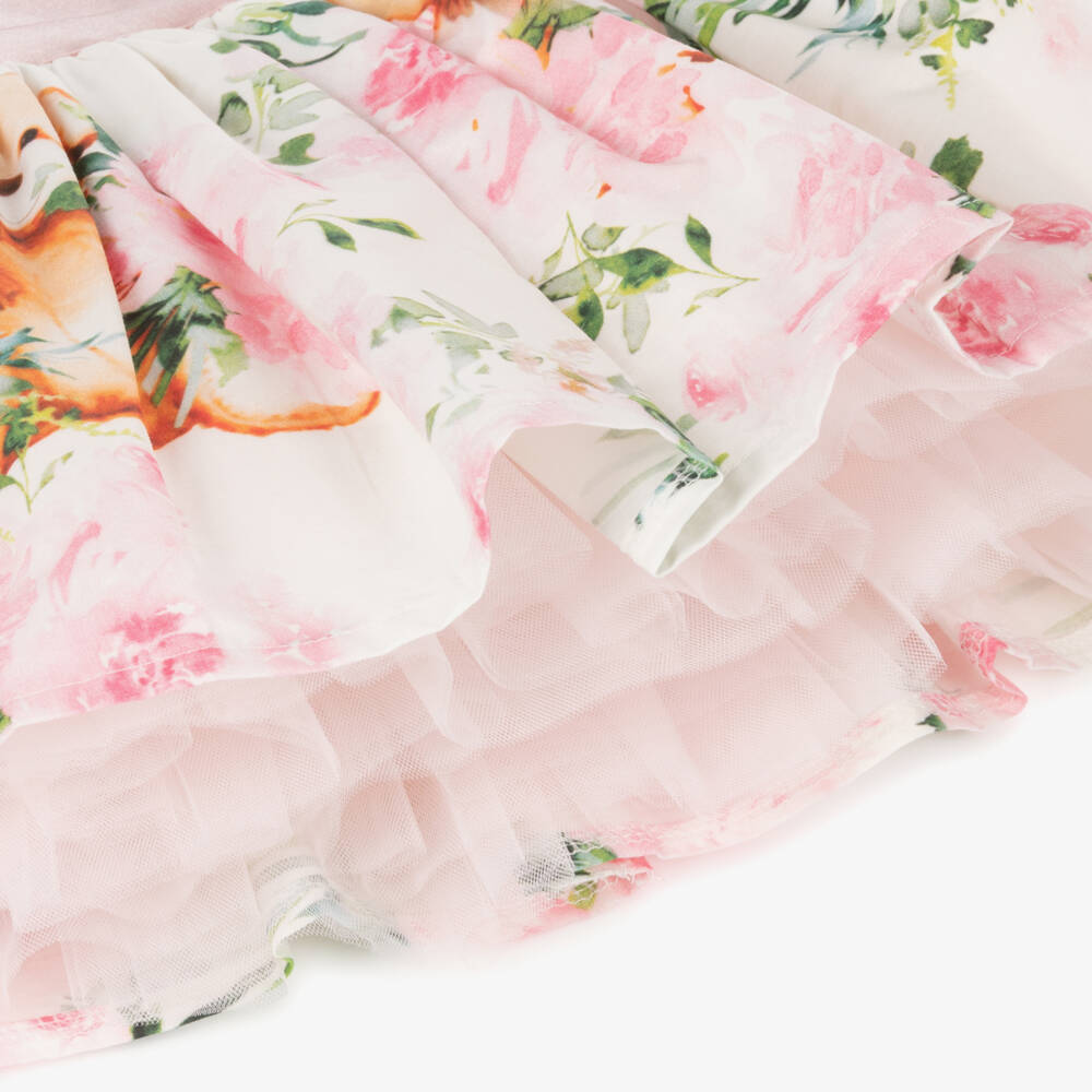 Beau KiD-Girls Adorable Pink Bear Ensemble | Childrensalon Outlet