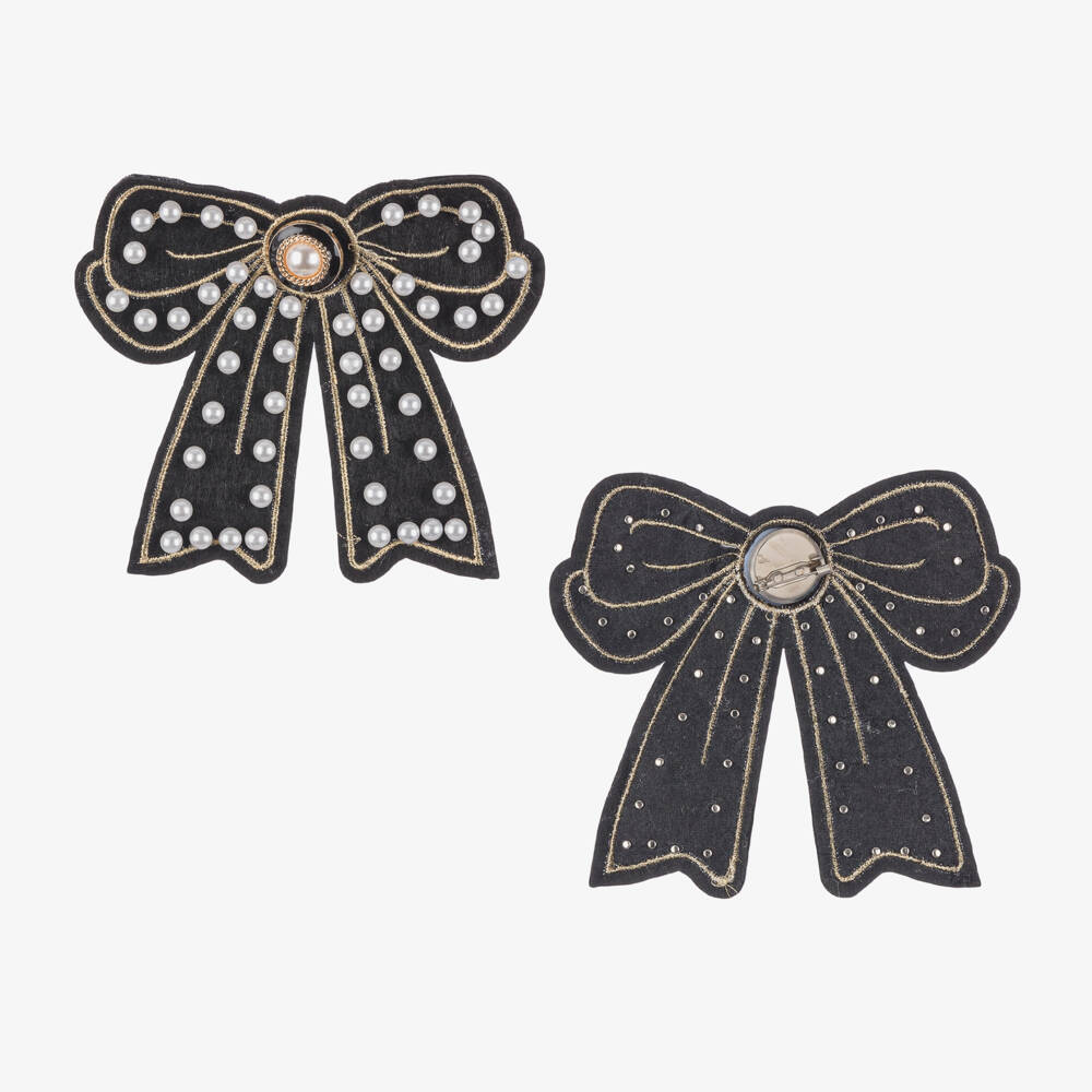 Beau KiD-Girls Black Houndstooth Dress Ensemble | Childrensalon Outlet