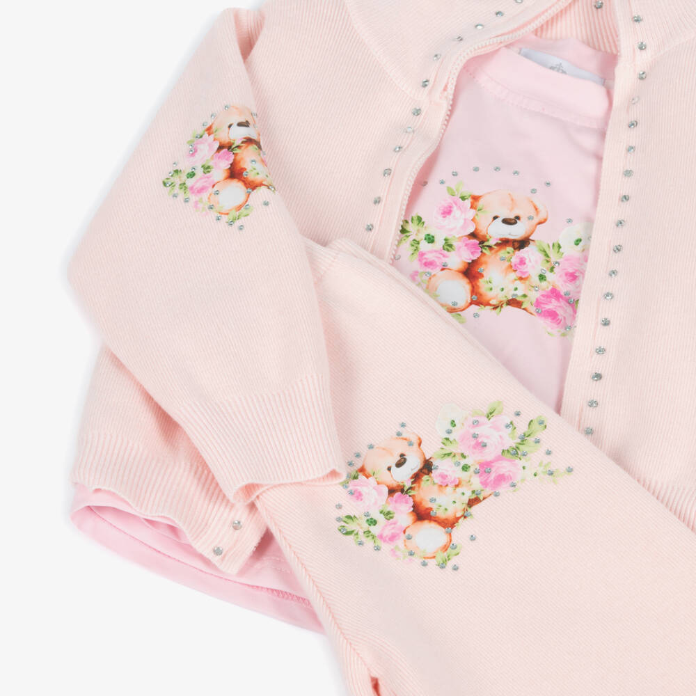 Beau KiD-Girls Blush Knitted Ensemble | Childrensalon Outlet