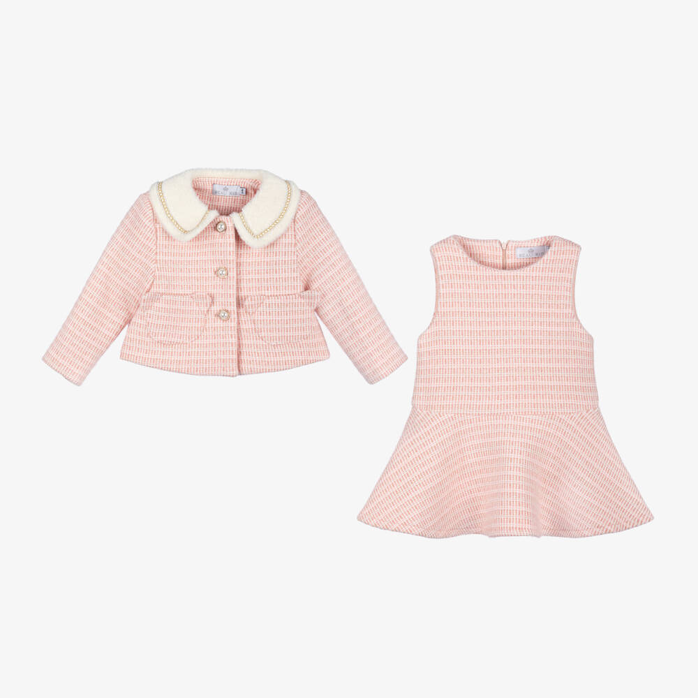 Beau KiD-Girls Elegant Pink Ensemble | Childrensalon Outlet