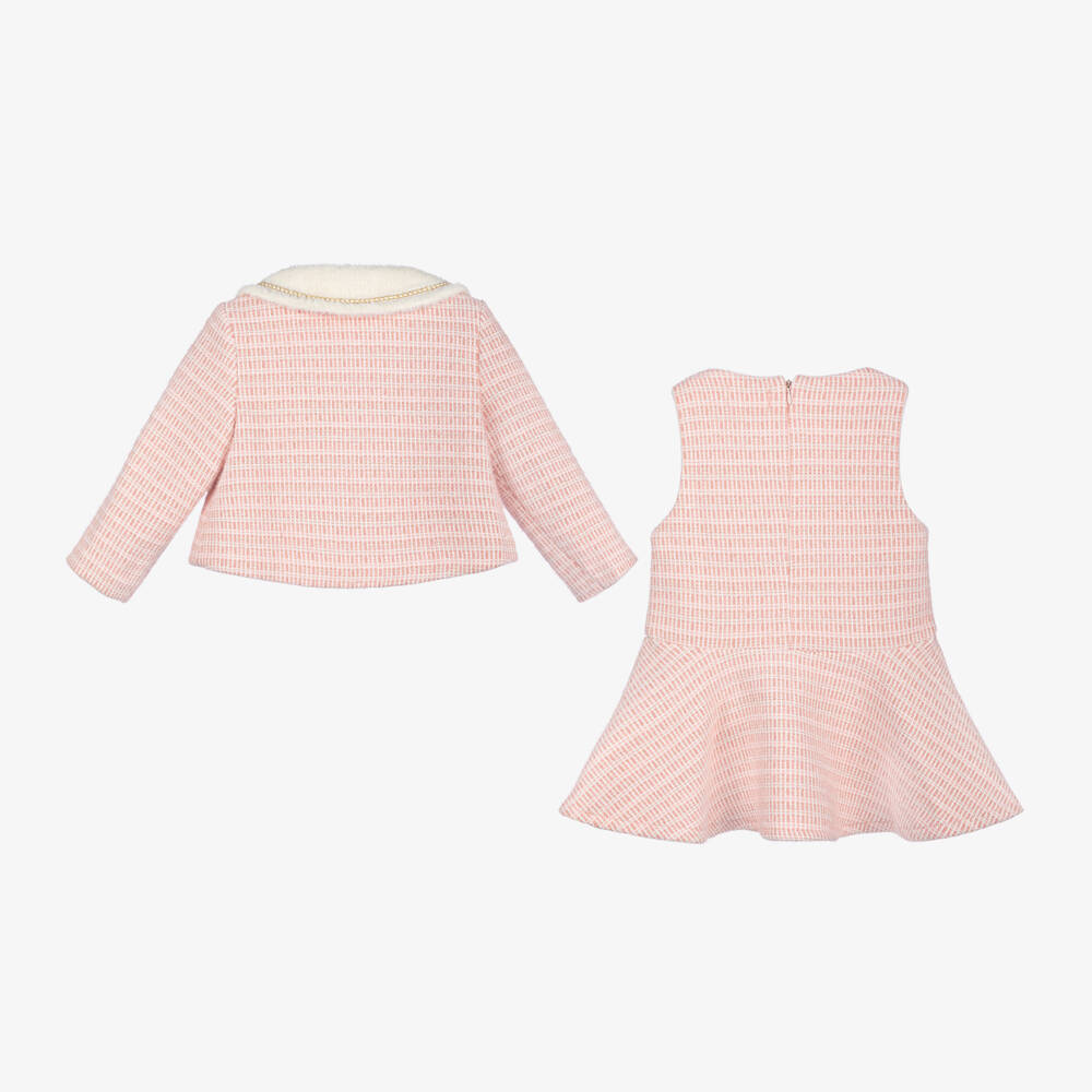 Beau KiD-Girls Elegant Pink Ensemble | Childrensalon Outlet