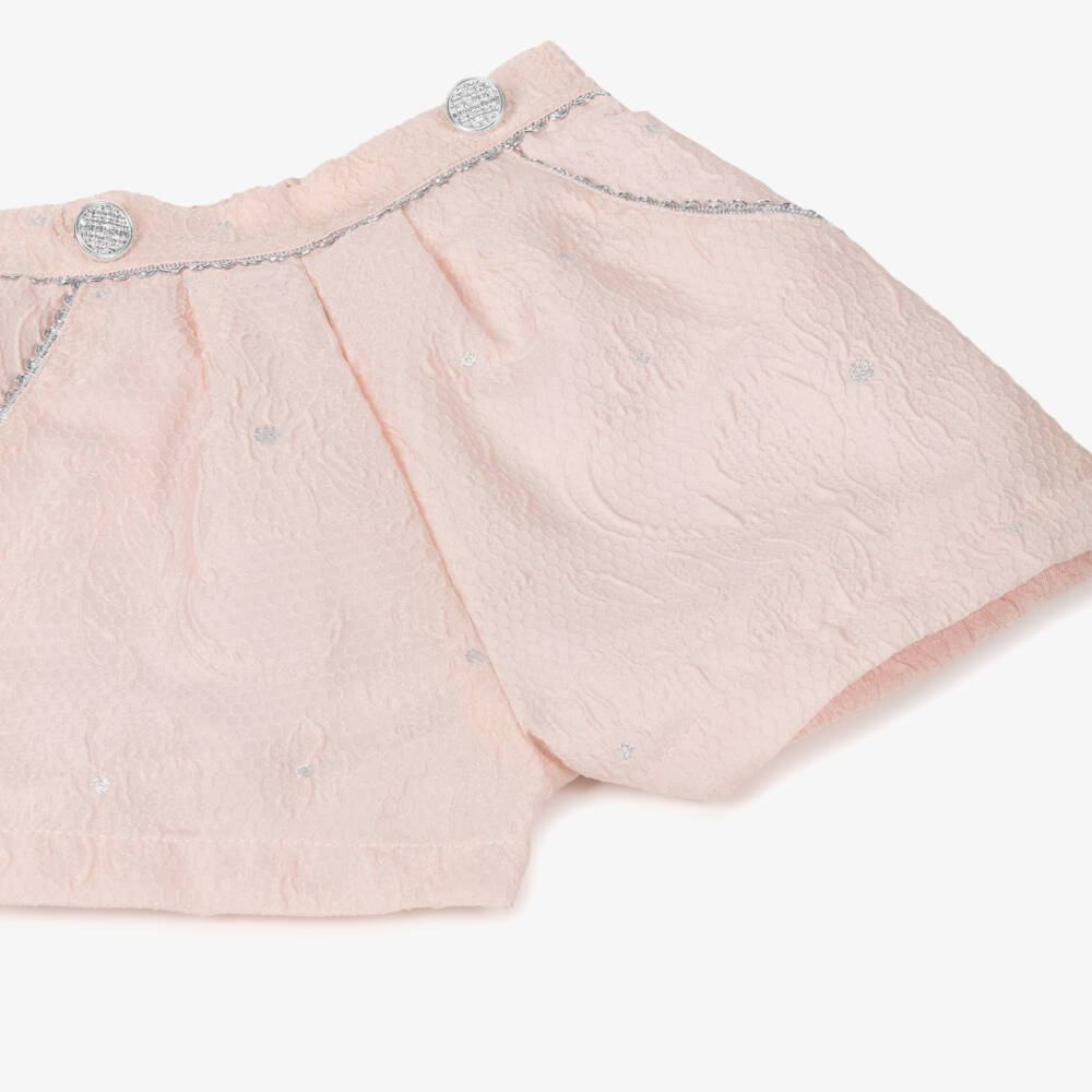 Beau KiD-Girls Elegant Pink Floral Ensemble | Childrensalon Outlet