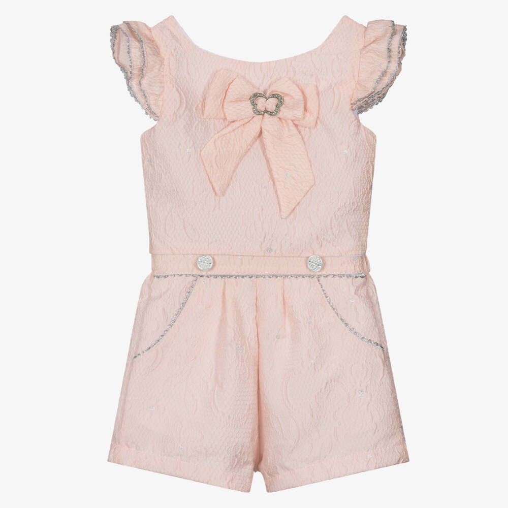 Beau KiD-Girls Elegant Pink Floral Ensemble | Childrensalon Outlet