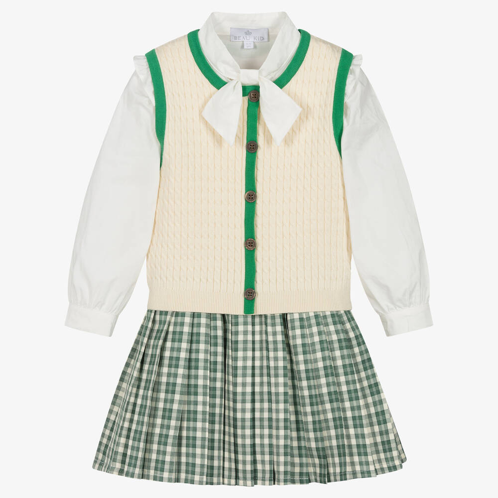 Jupe verte fille discount