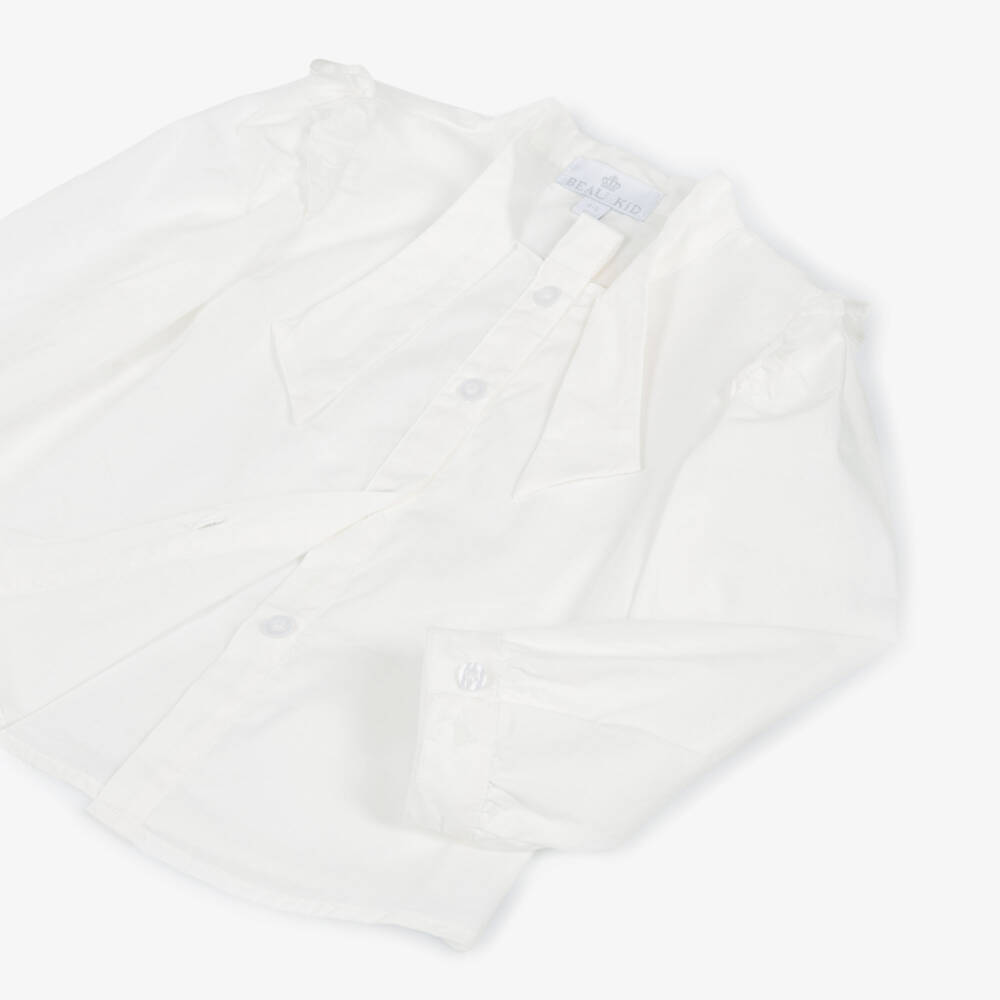 Beau KiD-Girls Ivory & Red Tartan Skirt Set | Childrensalon Outlet