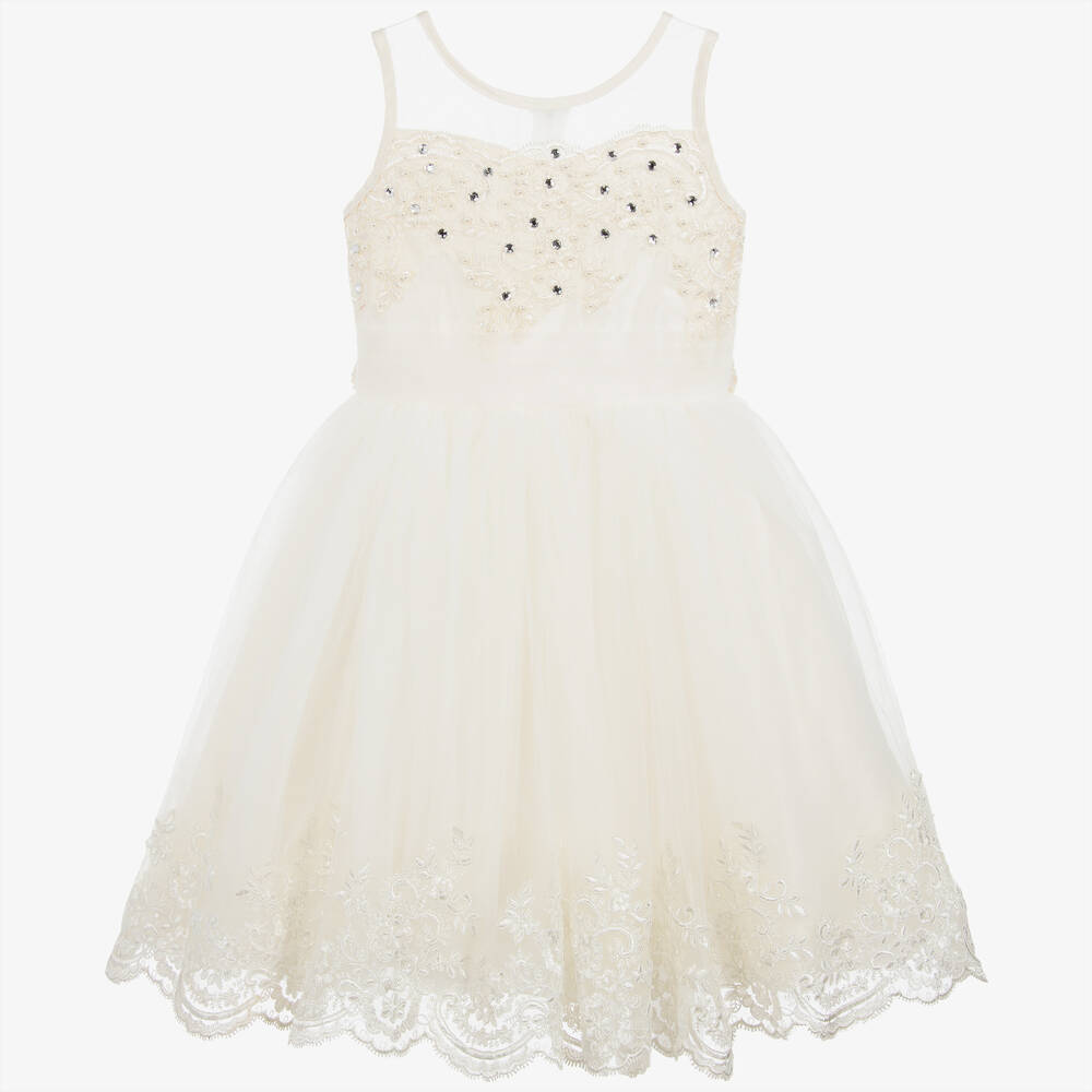 Beau KiD - Girls Ivory Tulle Dress | Childrensalon