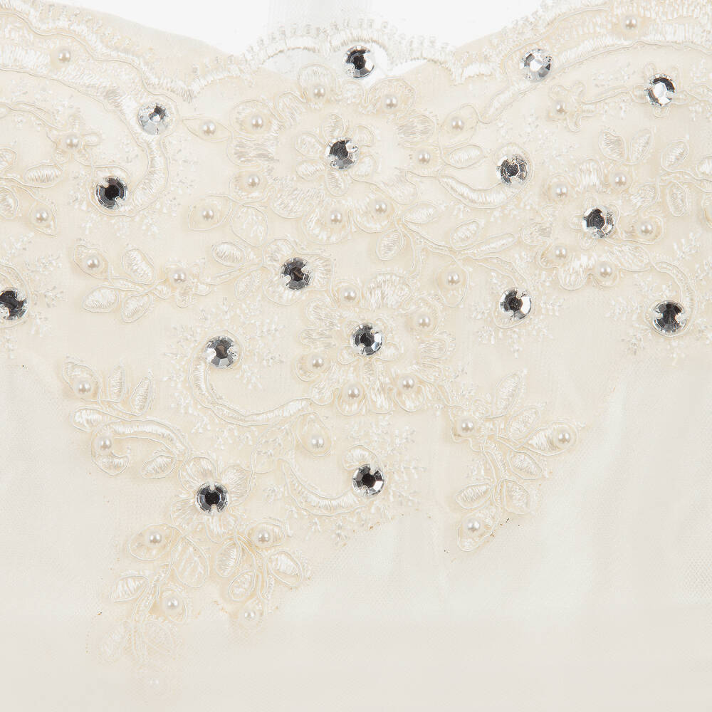 Beau KiD-Girls Ivory Tulle Dress | Childrensalon Outlet