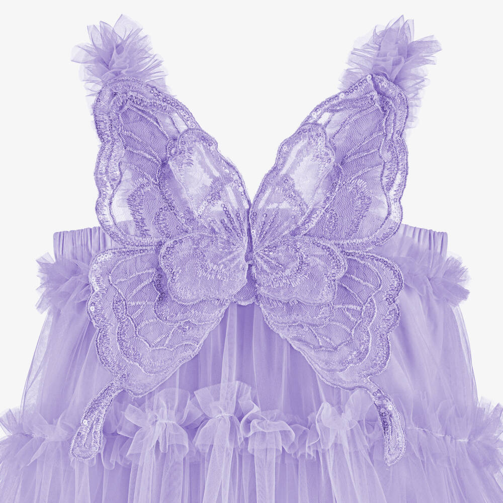Beau KiD-Роскошное сиреневое платье из тюля для девочек | Childrensalon Outlet