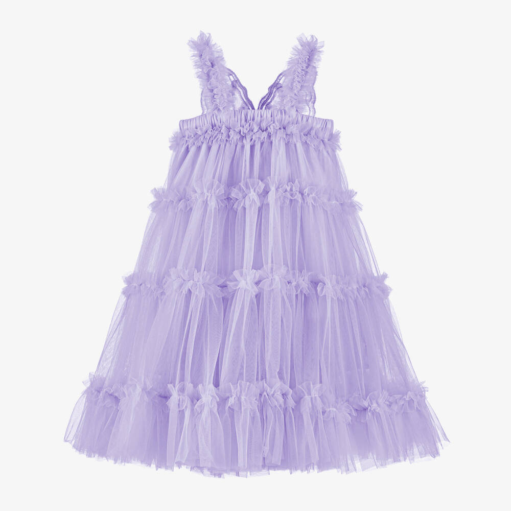 Beau KiD-Роскошное сиреневое платье из тюля для девочек | Childrensalon Outlet