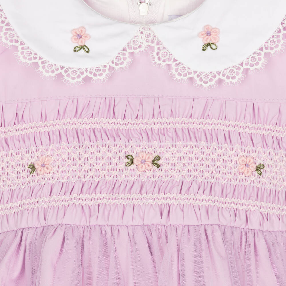 Beau KiD-Girls Lilac Purple Tulle Dress | Childrensalon Outlet