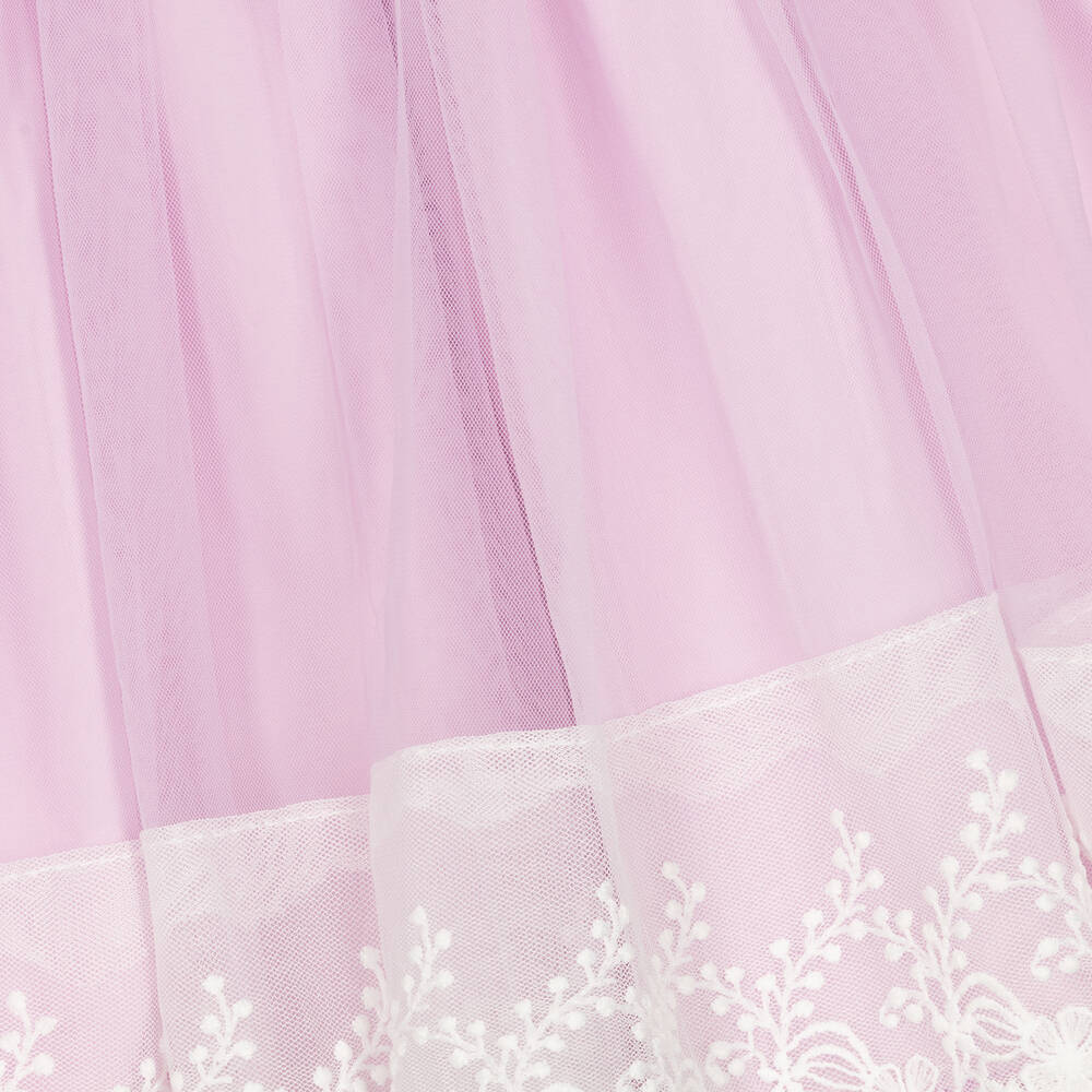 Beau KiD-Girls Lilac Purple Tulle Dress | Childrensalon Outlet