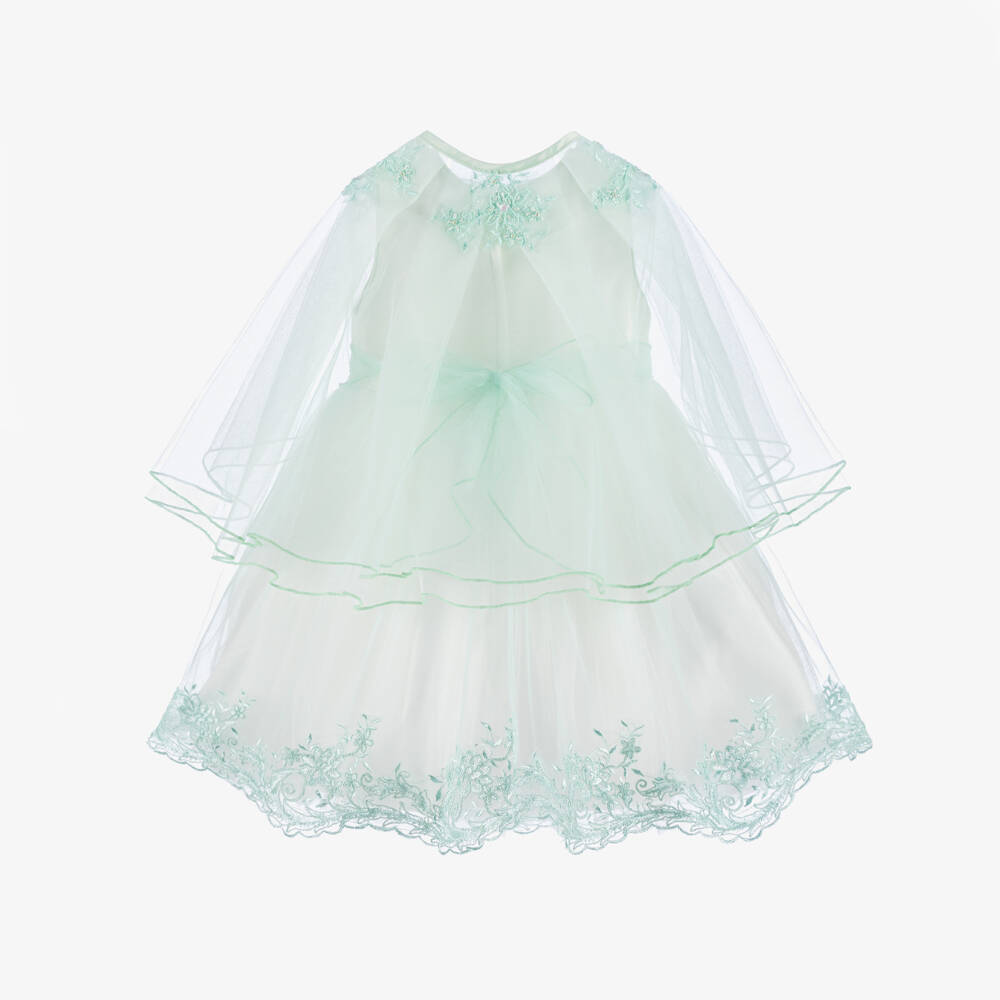 Beau KiD-فستان تول بألوان الباستيل مع كاب للبنات | Childrensalon Outlet