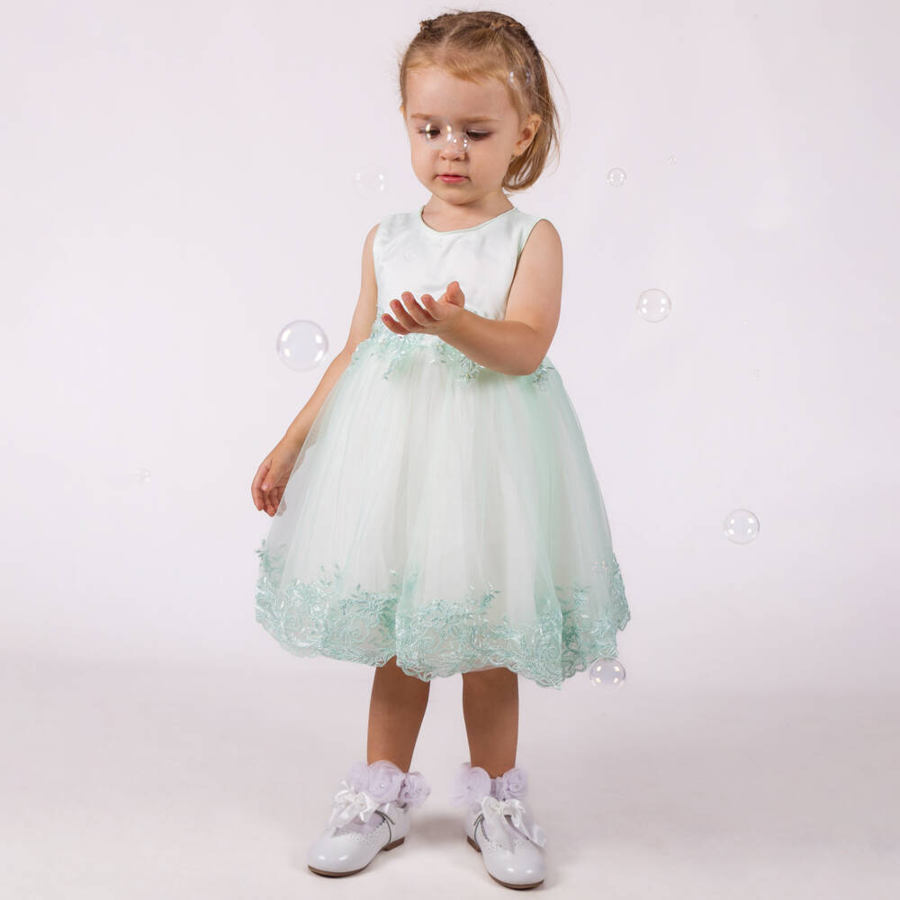 Beau KiD-فستان تول بألوان الباستيل مع كاب للبنات | Childrensalon Outlet