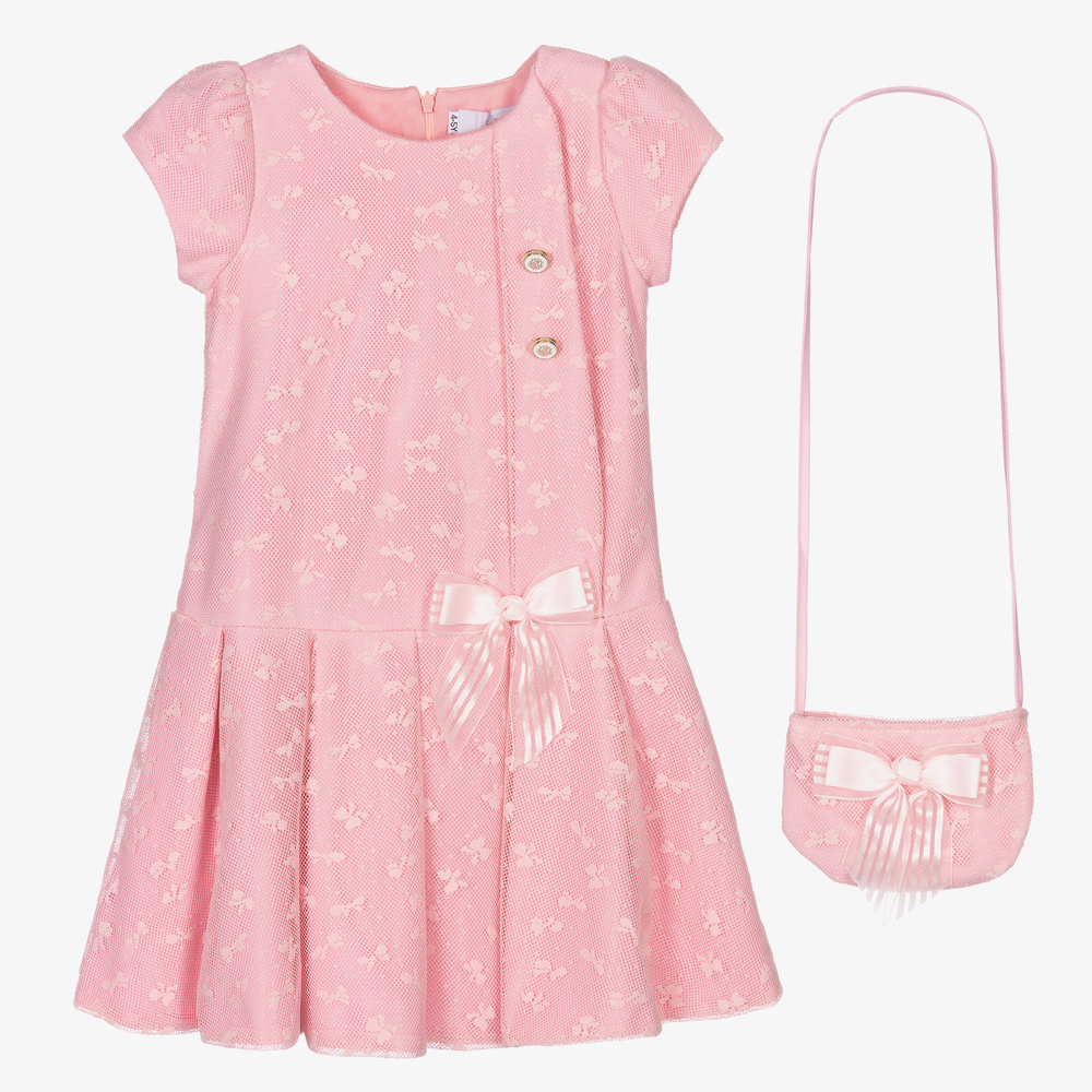 Beau KiD - Ensemble robe et sac rose fille | Childrensalon