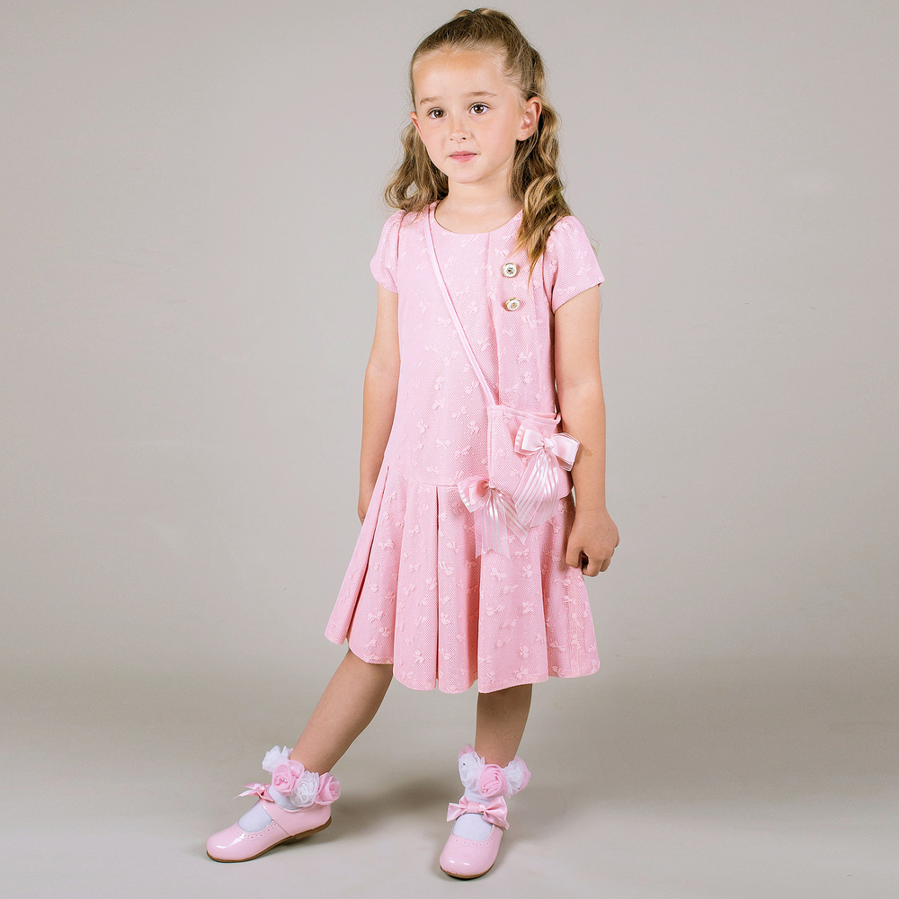 Beau KiD Girls Pink Dress Bag Set Childrensalon Outlet