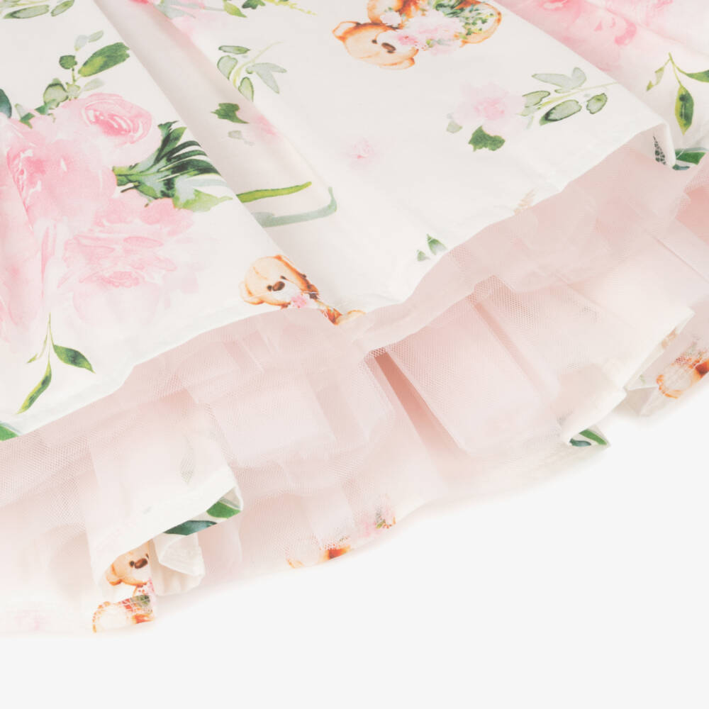 Beau KiD-Розовый цветочный комплект юбка для девочек | Childrensalon Outlet