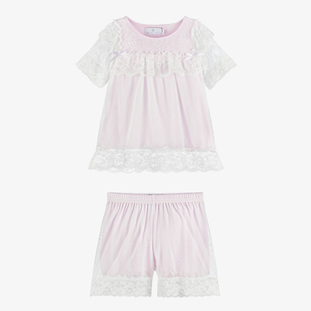 Beau KiD-Пижама из лилового кружева для девочек | Childrensalon Outlet