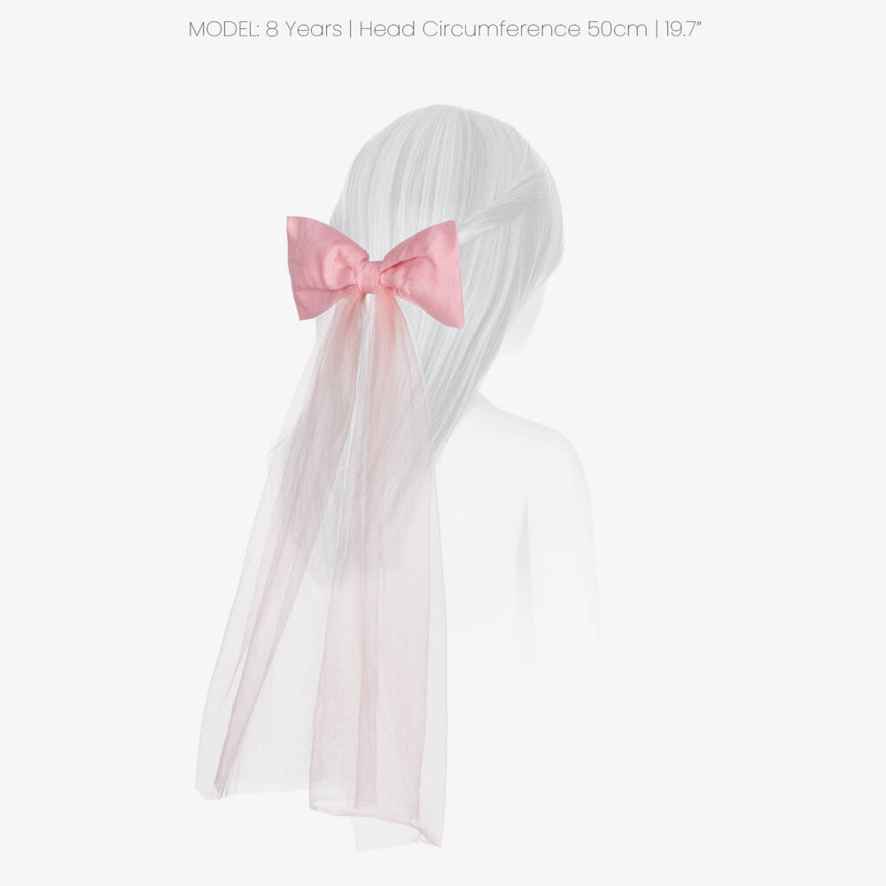 Beau KiD-Girls Pink Sequin Embellished Tulle Dress & Hair Bow | Childrensalon Outlet