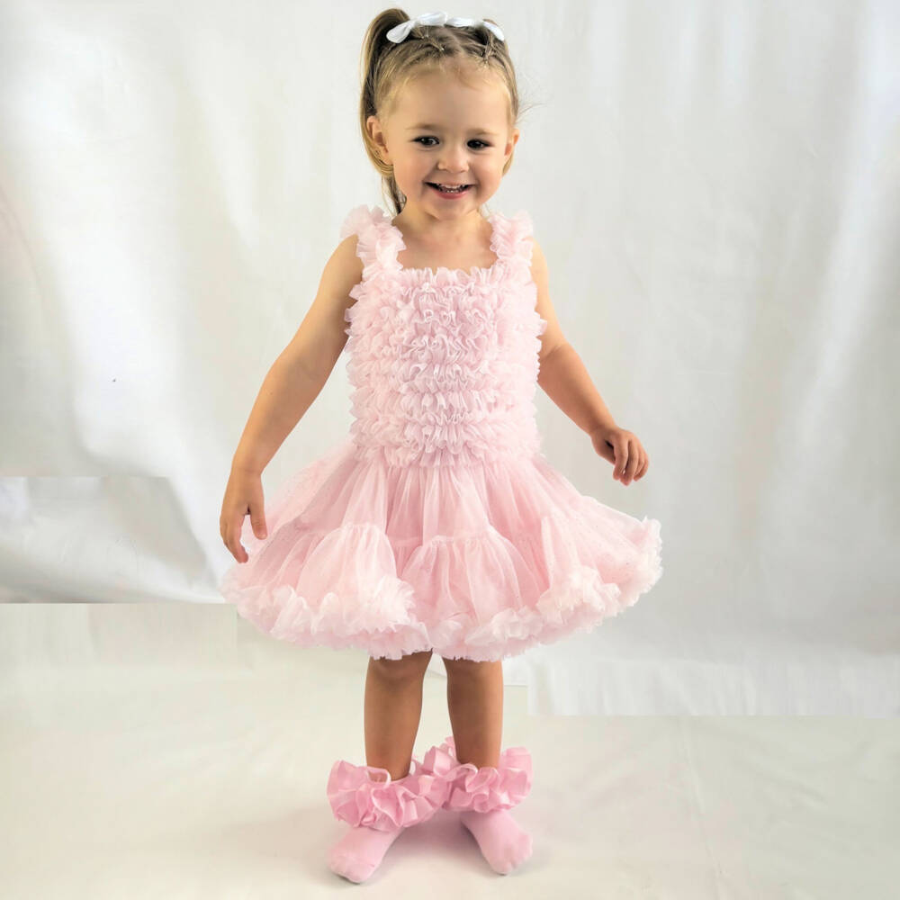 Beau KiD-Girls Pink Sparkle Tulle Gown | Childrensalon Outlet