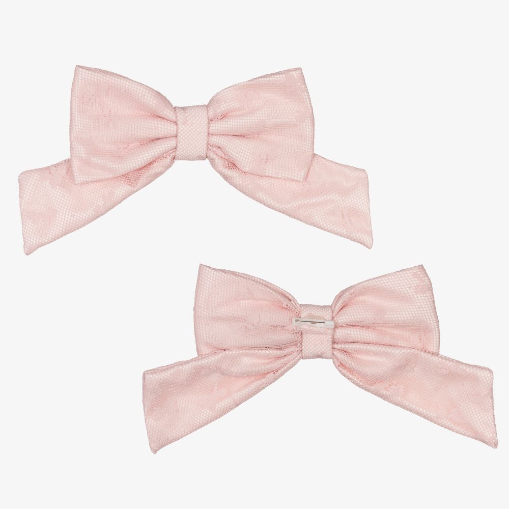 Beau KiD-Розовое платье из тюля с бантами для девочек | Childrensalon Outlet