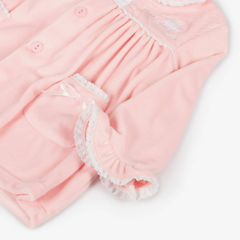 Beau KiD-Велюровый комплект для сна розовый для девочек | Childrensalon Outlet