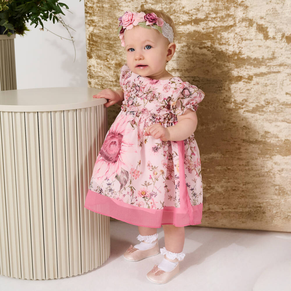 Beau KiD-Girls Rosebud First Steps Shoes | Childrensalon Outlet