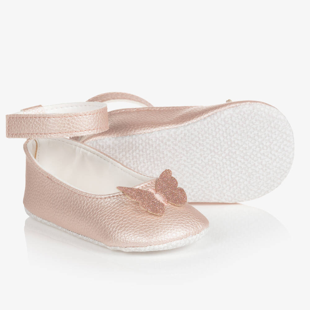 Beau KiD-Первые шаги туфли с розочками для девочек | Childrensalon Outlet
