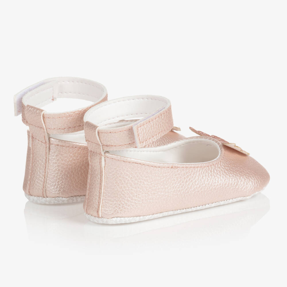 Beau KiD-Girls Rosebud First Steps Shoes | Childrensalon Outlet