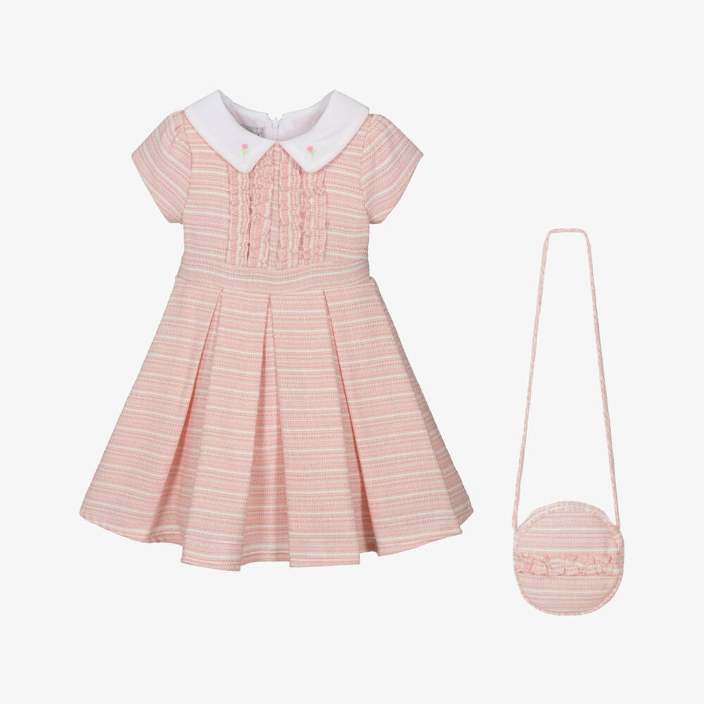 Beau KiD-Girls Rosy Ensemble with Bag | Childrensalon Outlet