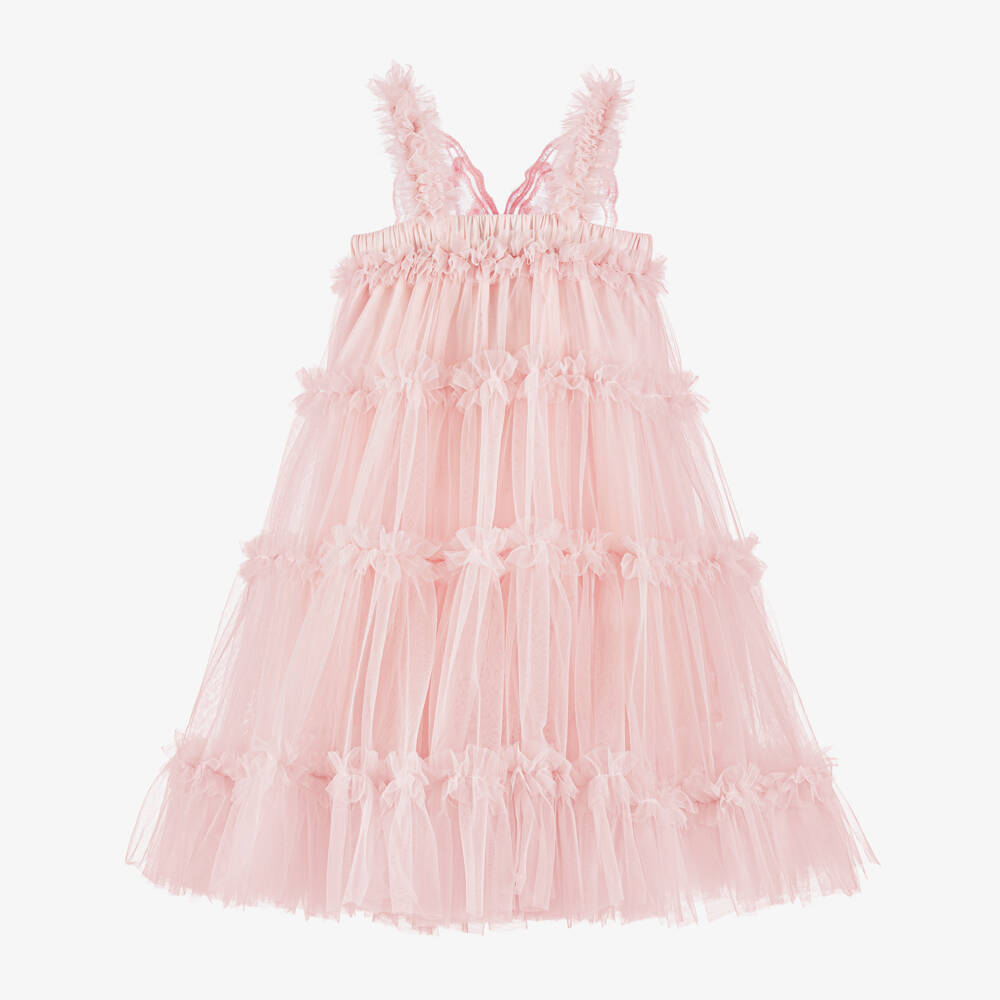 Beau KiD-Girls Rosy Tulle Butterfly Gown | Childrensalon Outlet