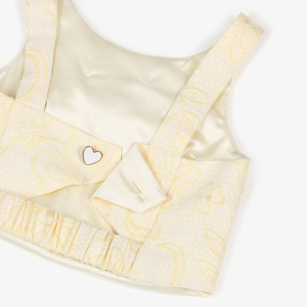 Beau KiD-Girls Sunlit Jacquard Shorts Ensemble | Childrensalon Outlet