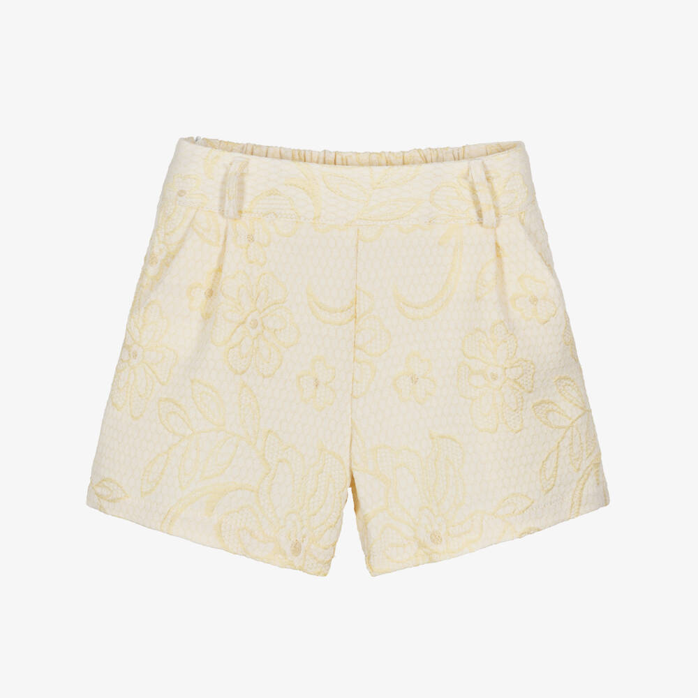 Beau KiD-Girls Sunlit Jacquard Shorts Ensemble | Childrensalon Outlet