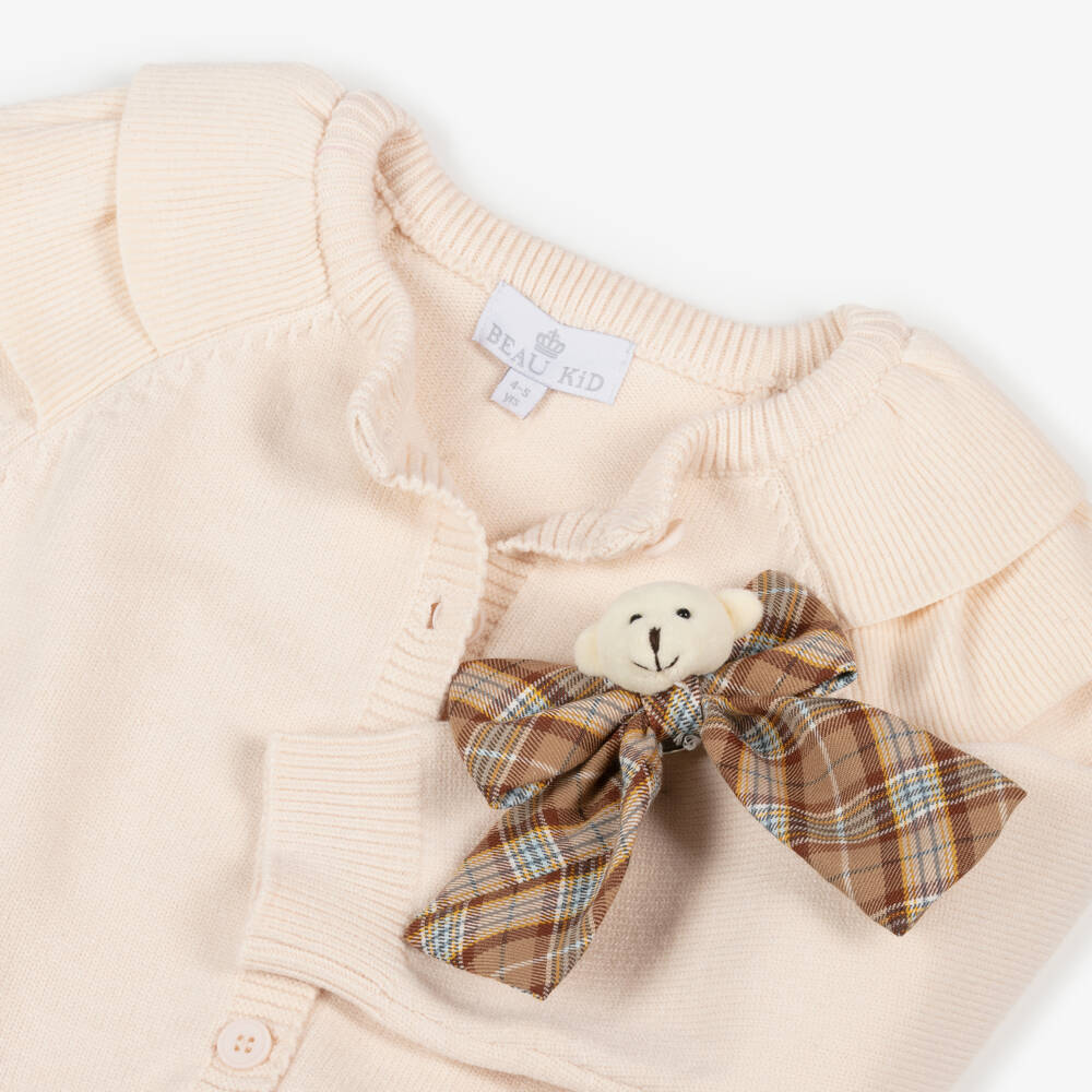 Beau KiD-Girls Tartan Bow Skirt Ensemble | Childrensalon Outlet