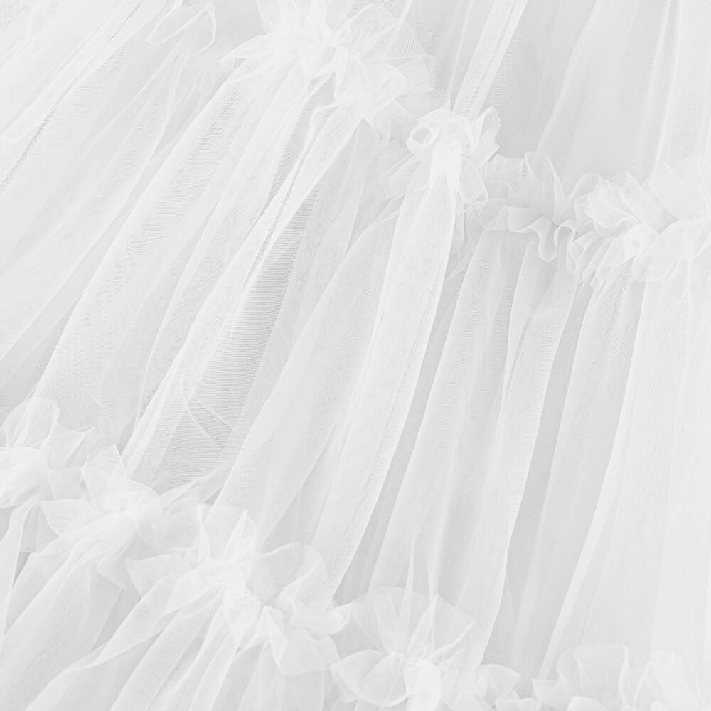 Beau KiD-فستان أبيض من التول للبنات مزين بالفراشات | Childrensalon Outlet