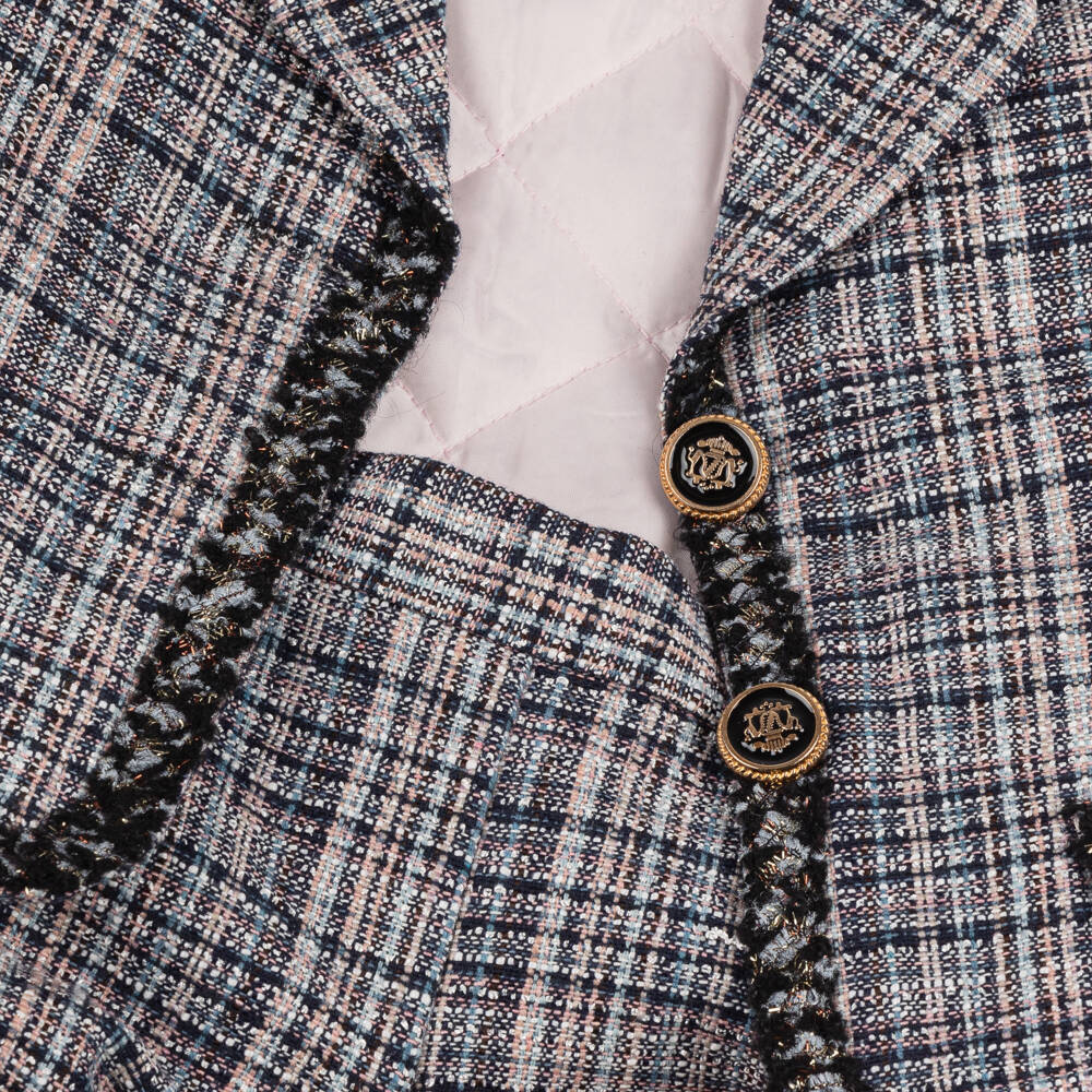 Beau KiD-Girls Tweed Shorts and Blouse Set | Childrensalon Outlet