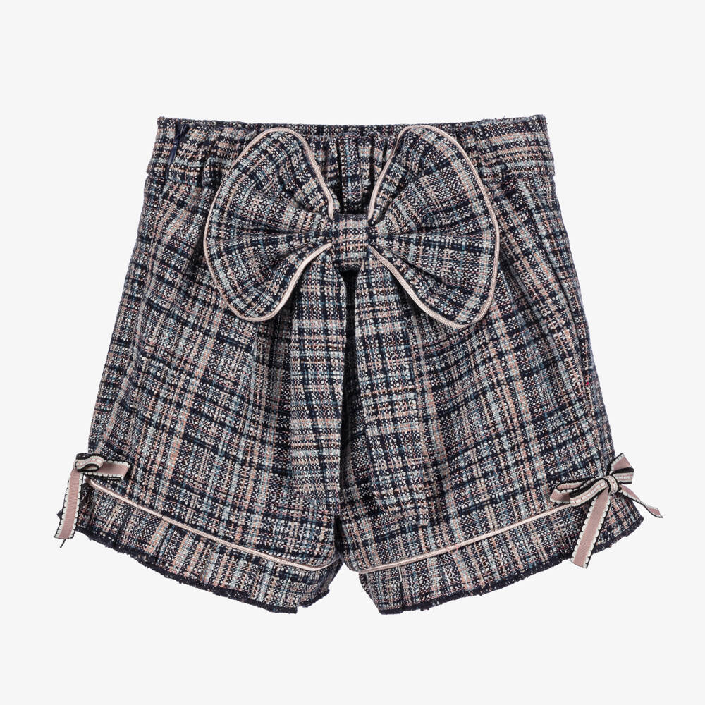 Beau KiD-Girls Tweed Shorts and Blouse Set | Childrensalon Outlet