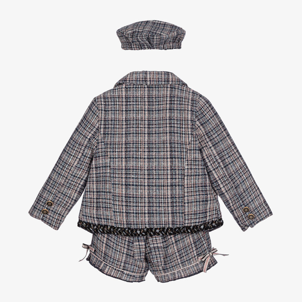 Beau KiD-Girls Tweed Shorts and Blouse Set | Childrensalon Outlet