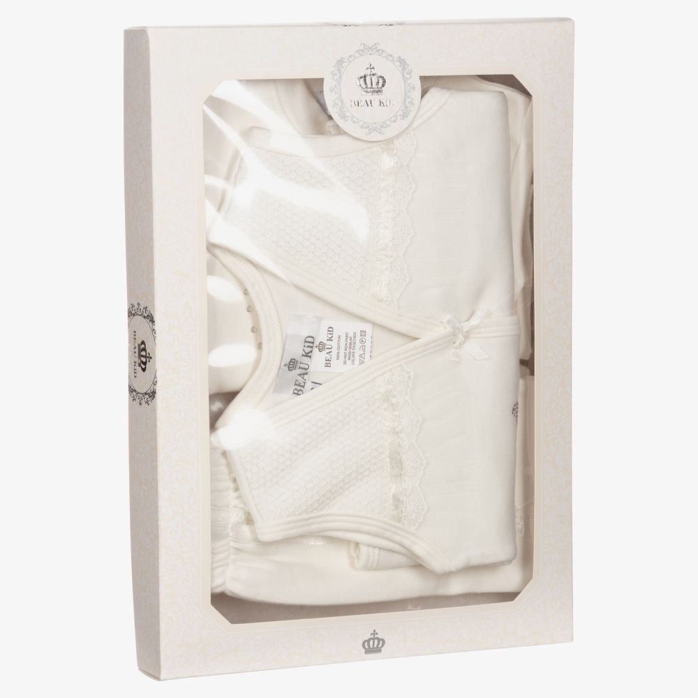 Beau KiD-Ivory Diamanté Trouser Set | Childrensalon Outlet