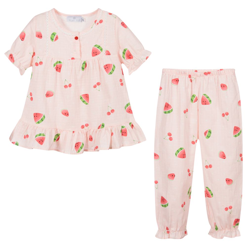 Beau KiD-Розовая пижама из хлопка | Childrensalon Outlet