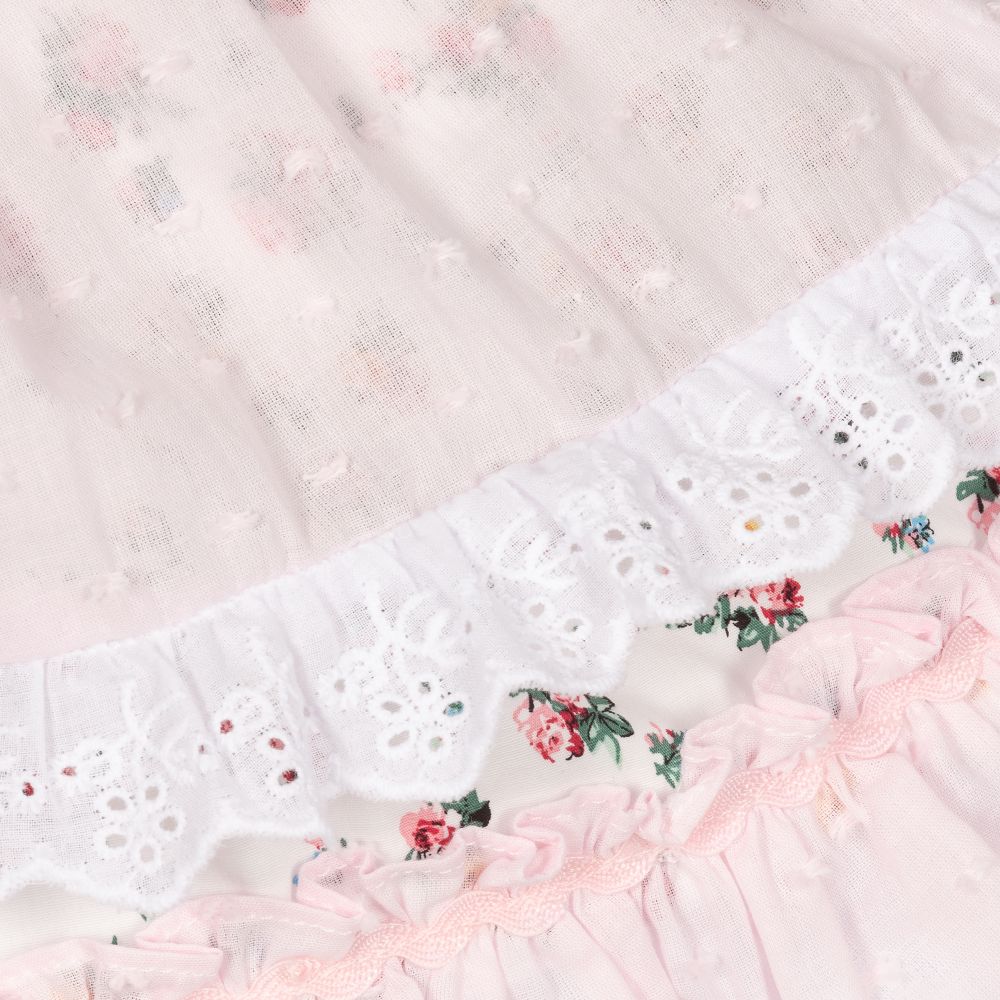 Beau KiD-Pink Plumeti Floral Dress | Childrensalon Outlet