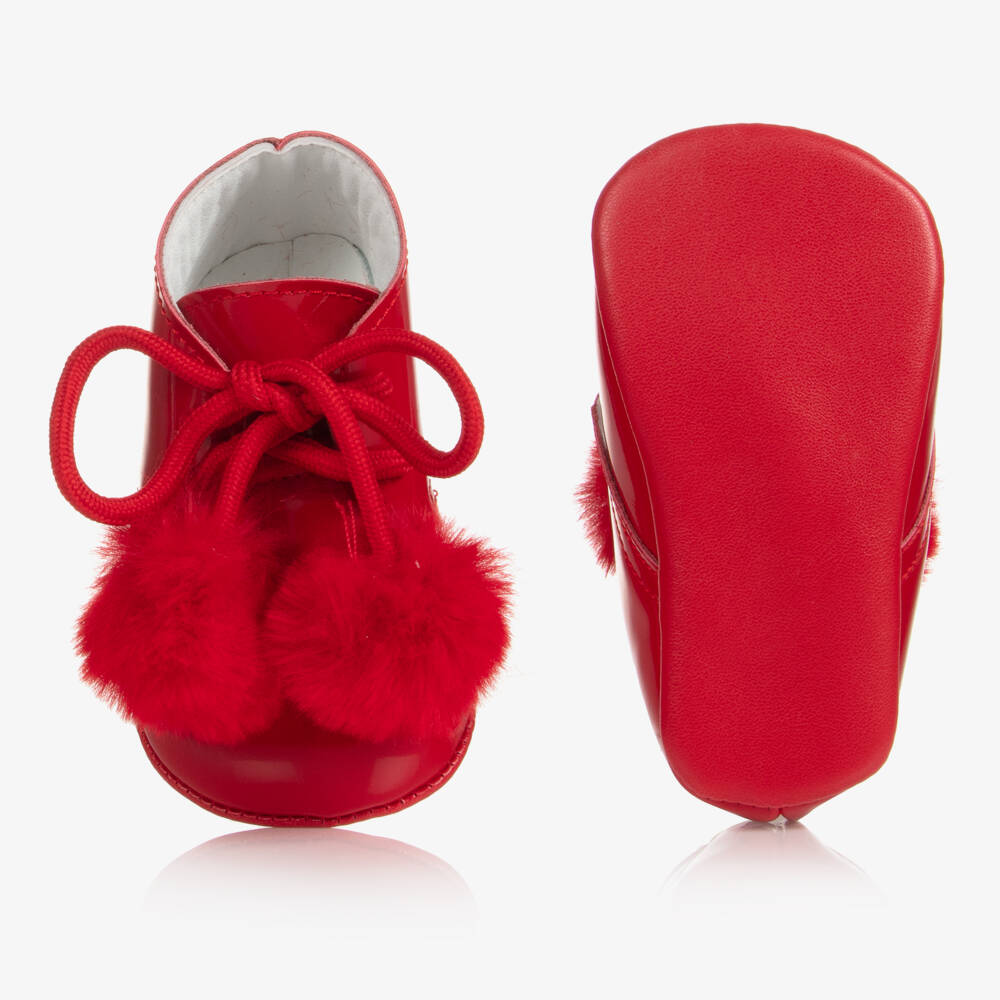 Beau KiD-Red Pre-Walker Baby Shoes | Childrensalon Outlet