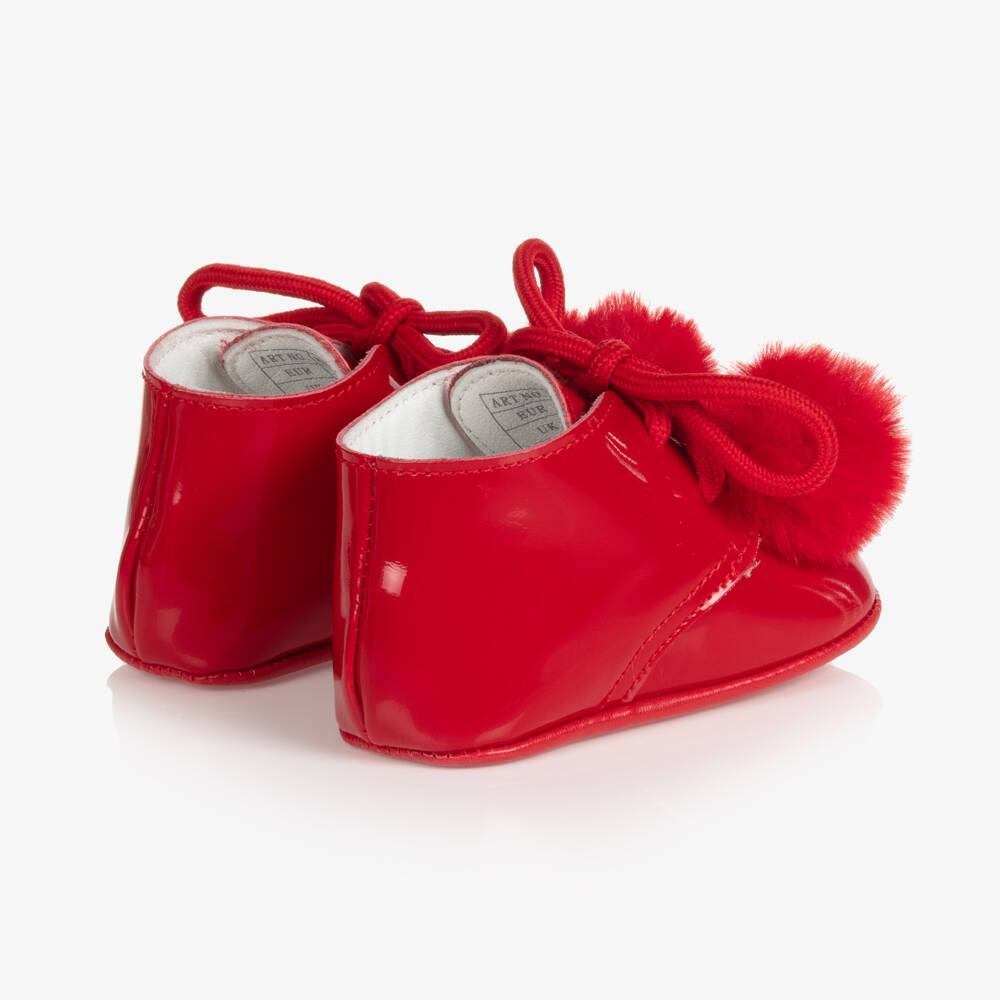 Beau KiD-Red Pre-Walker Baby Shoes | Childrensalon Outlet