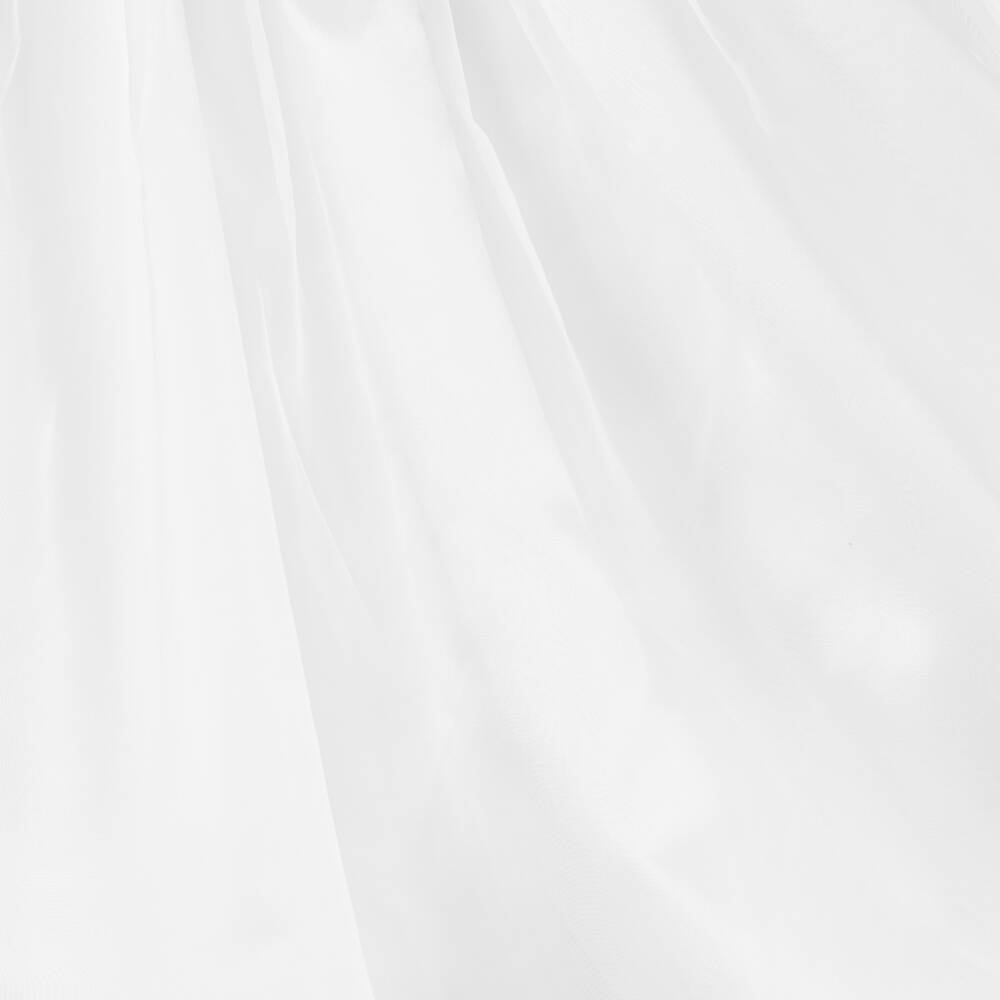 Beau KiD-White Smocked Ceremony Gown & Bonnet | Childrensalon Outlet