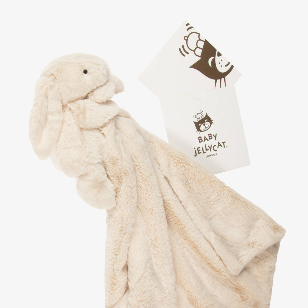 Jellycat-Beige Bashful Luxe Bunny Luna Soother (34cm) | Childrensalon Outlet