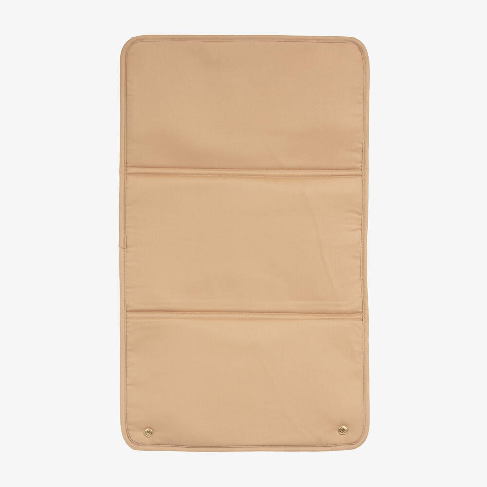 Chloé-Beige Canvas Changing Bag with Pouch & Mat (41cm) | Childrensalon Outlet
