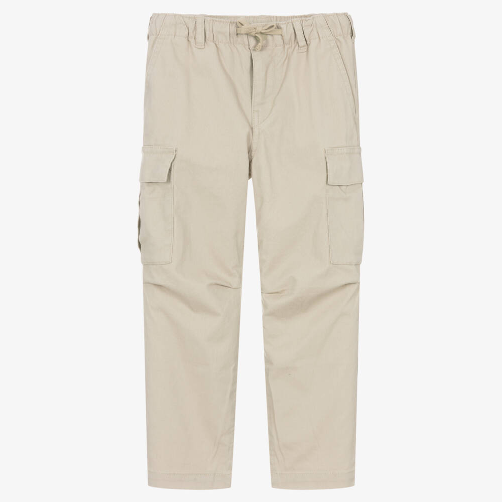 Ralph Lauren-Beige Cargo Trousers | Childrensalon Outlet
