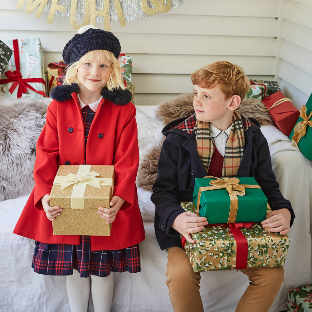 Burberry-Beige Check Pure Cashmere Scarf (125cm) | Childrensalon Outlet