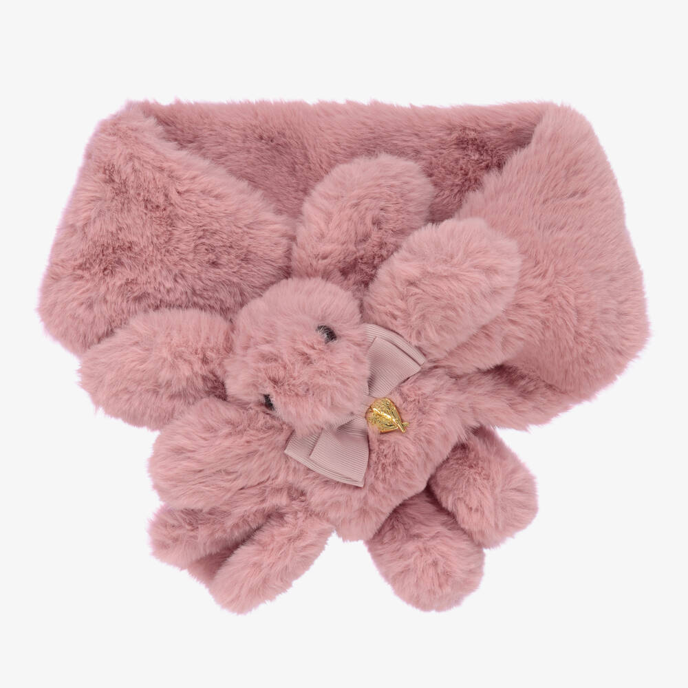 Angel's Face-Beige Faux Fur Bunny Snood | Childrensalon Outlet