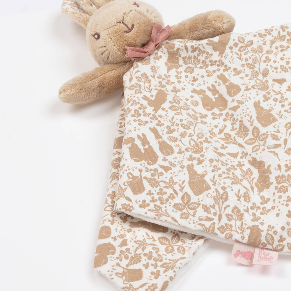 Rainbow Designs-Beige Flopsy Bunny Plush Doudou (35cm) | Childrensalon Outlet